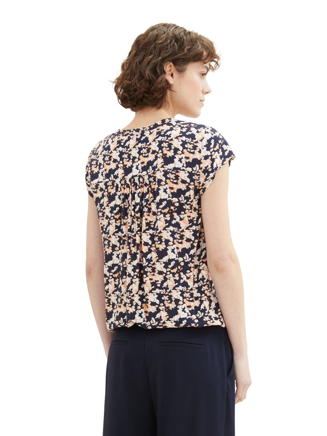 Patterned blouse - Black