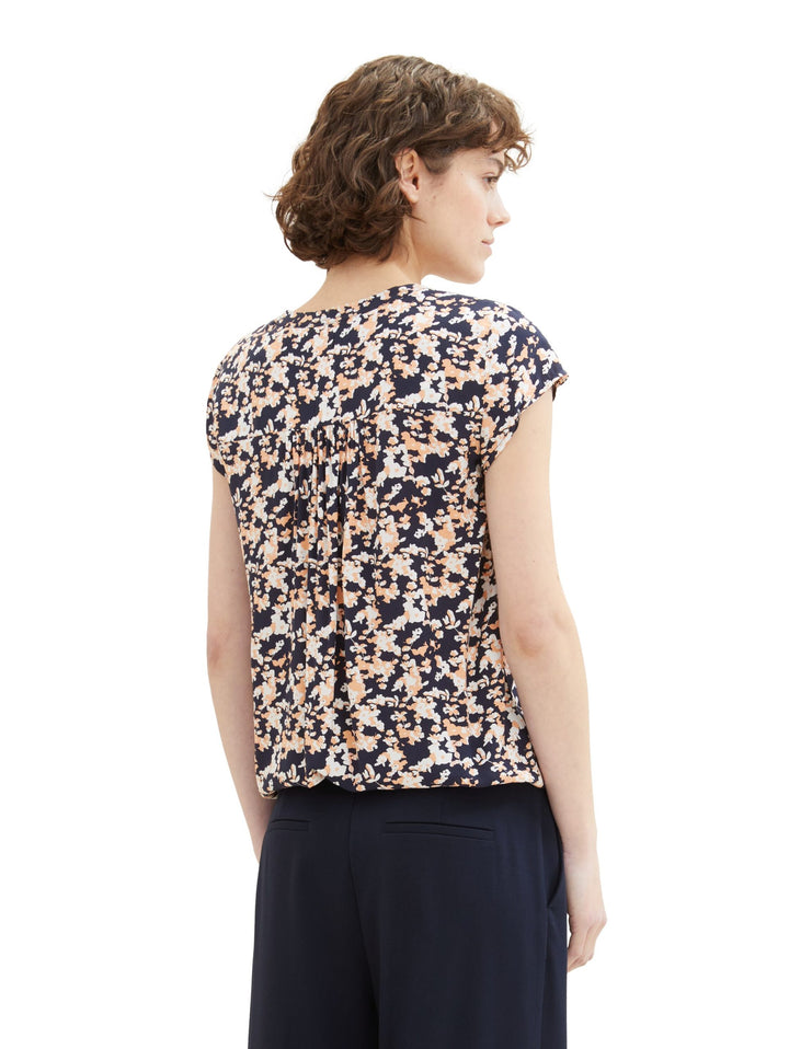 Patterned blouse - Black