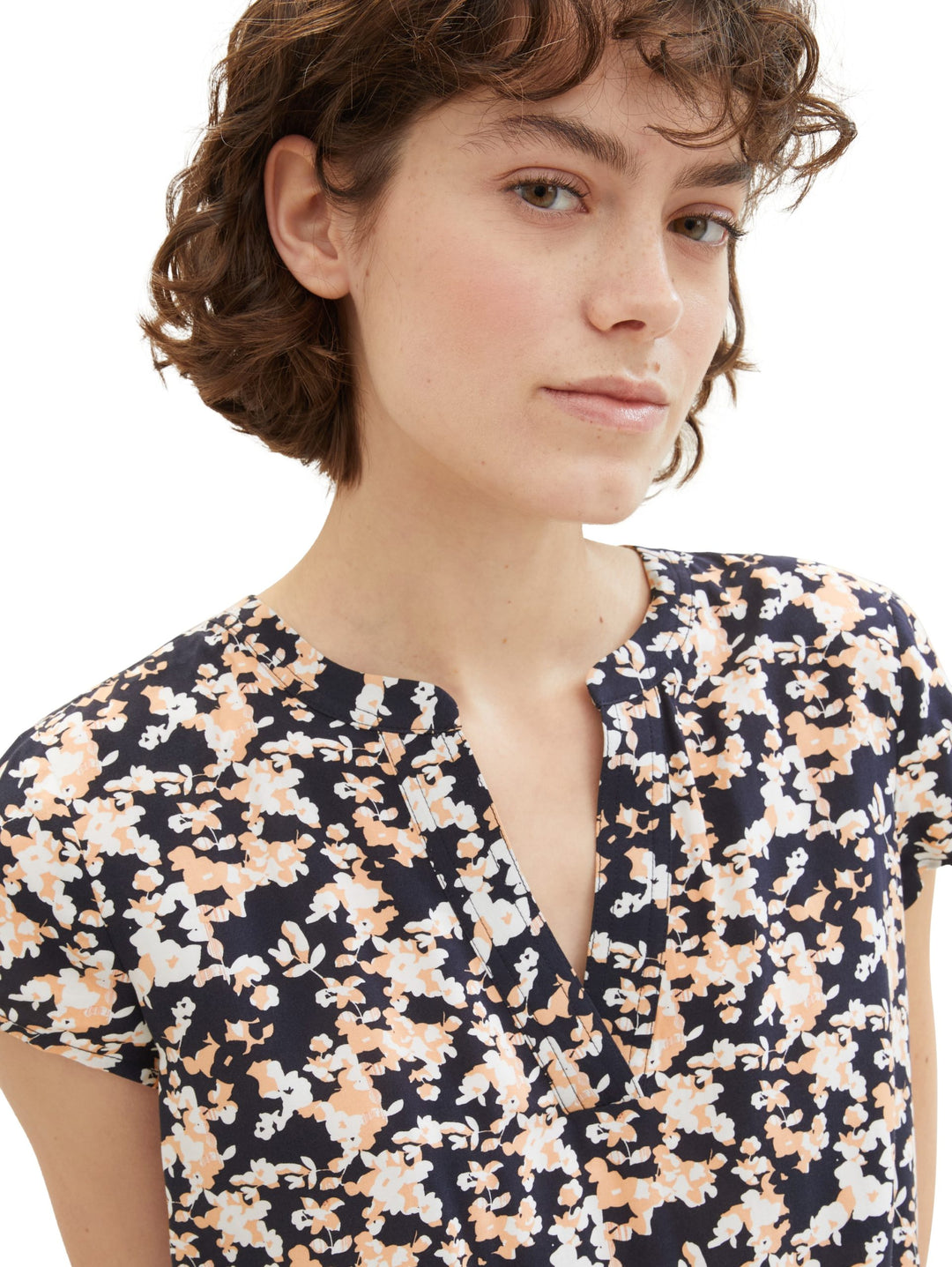 Patterned blouse - Black