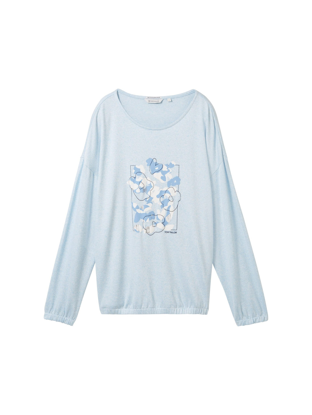 Long-sleeved shirt with LENZING (TM) ECOVERO (TM) - Blue