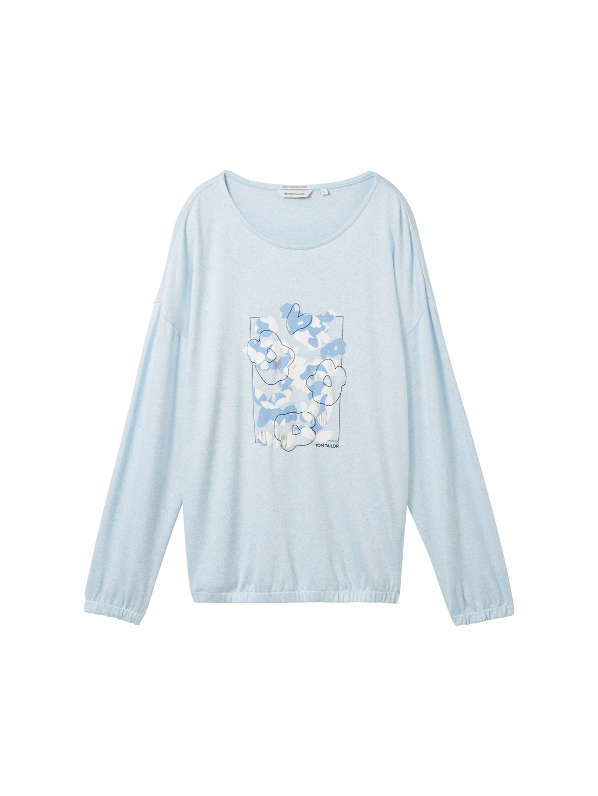 Long-sleeved shirt with LENZING (TM) ECOVERO (TM) - Blue