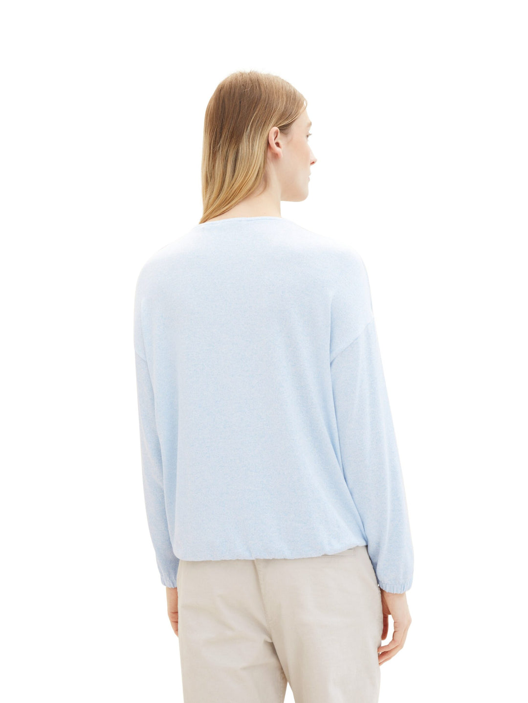 Long-sleeved shirt with LENZING (TM) ECOVERO (TM) - Blue