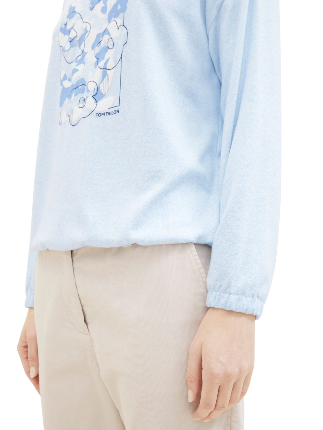Long-sleeved shirt with LENZING (TM) ECOVERO (TM) - Blue