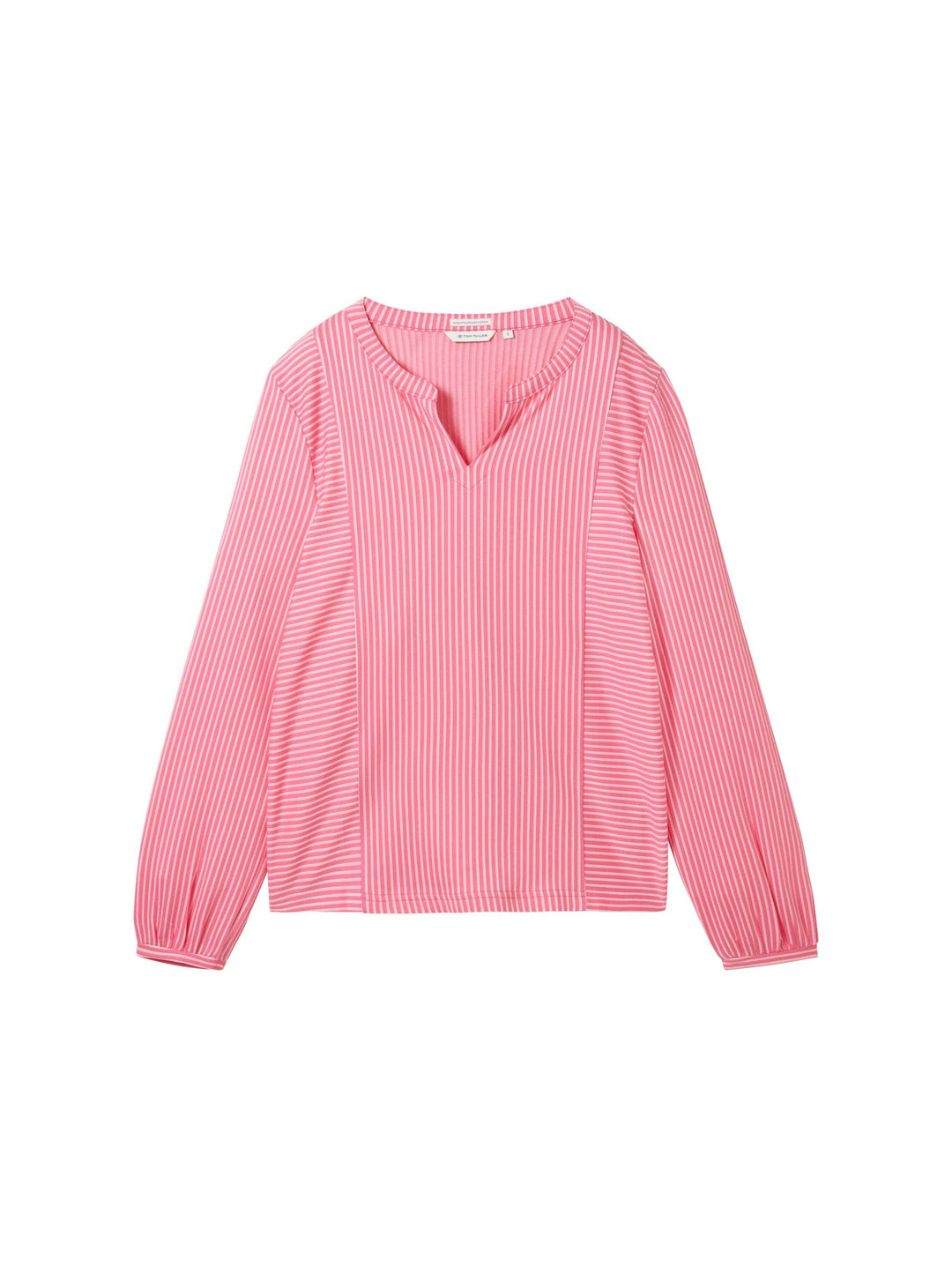 Striped T-shirt blouse - Pink