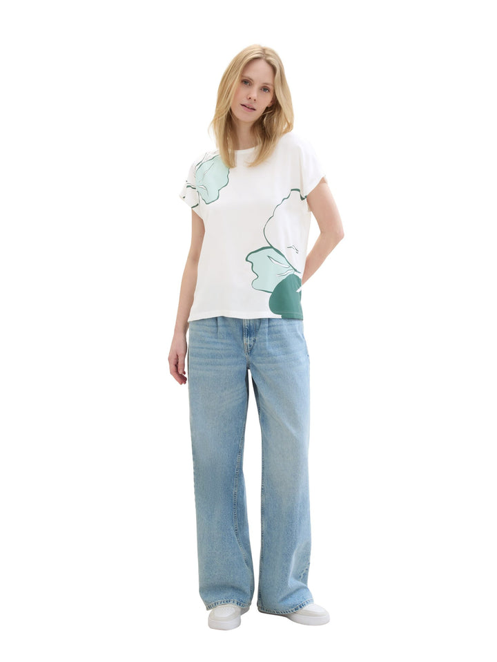 T-shirt with a print - White