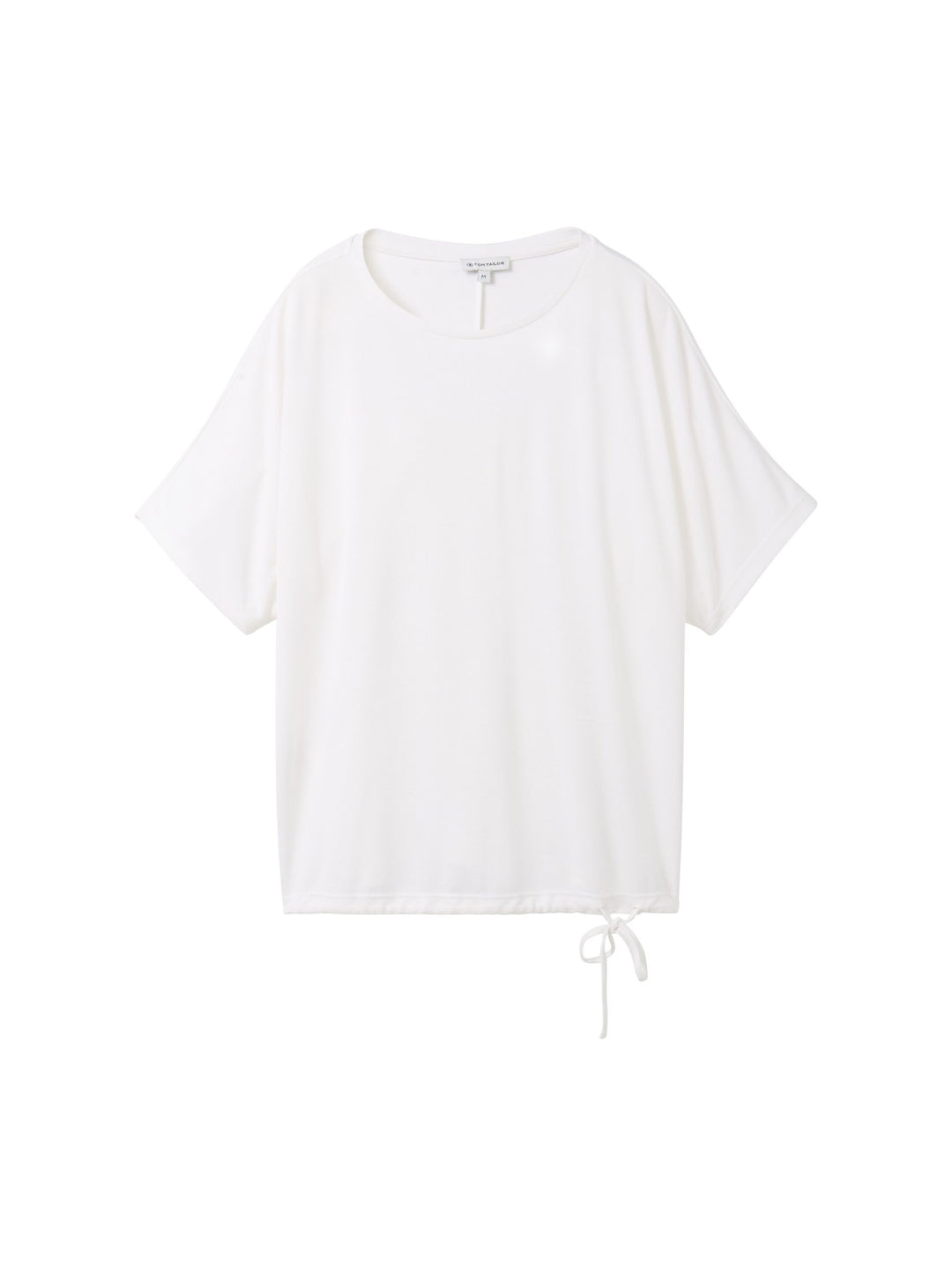 T-shirt with a round neckline - White