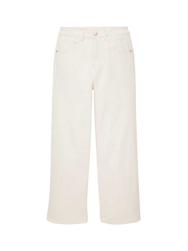 Culotte jeans - White