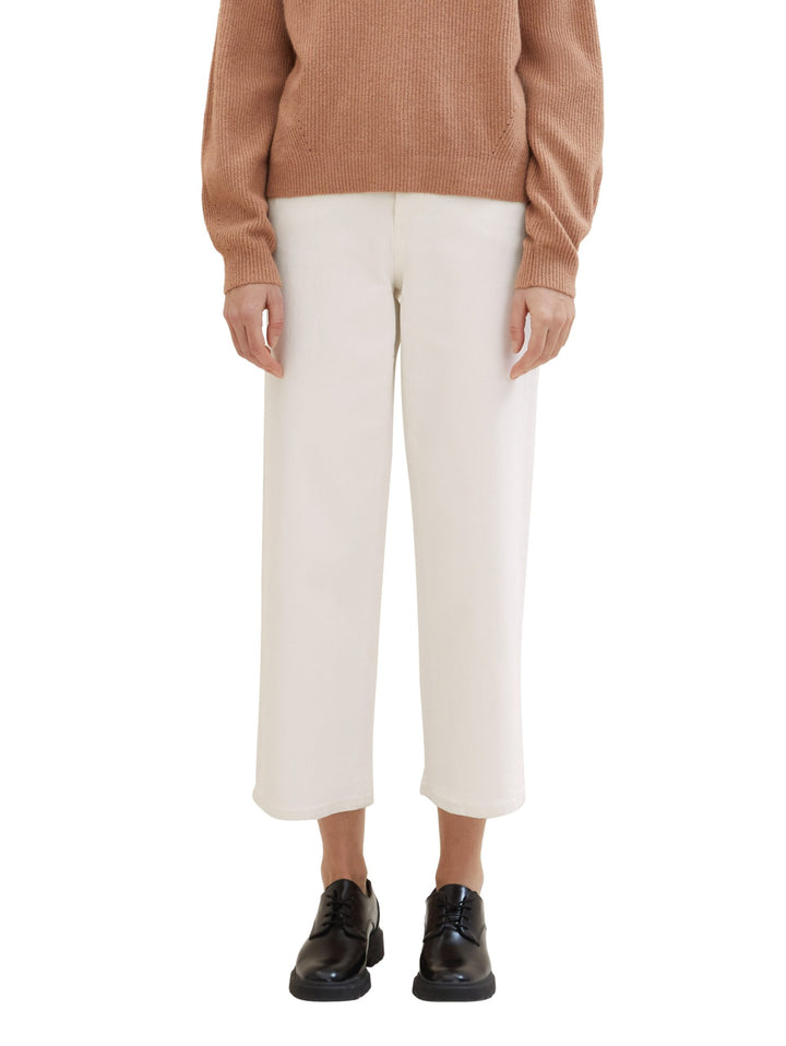 Culotte jeans - White