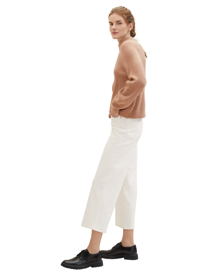 Culotte jeans - White