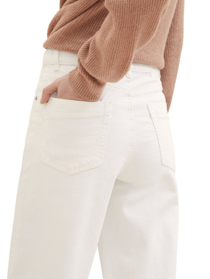 Culotte jeans - White