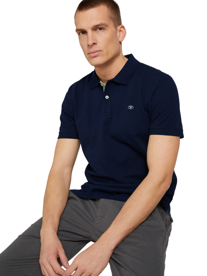 Basic polo shirt - Blue