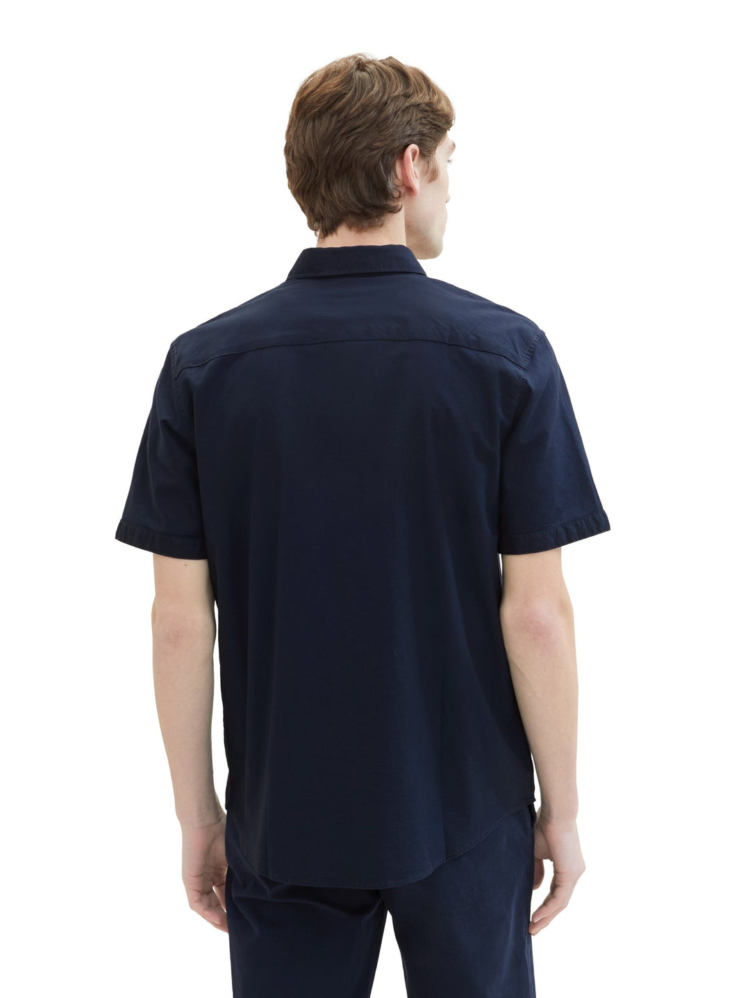 Basic short-sleeved shirt - Blue