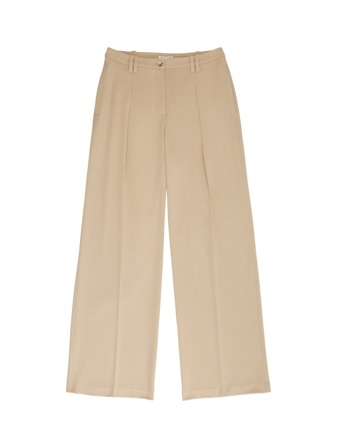 Lea wide leg trousers with recycled polyester - Brown