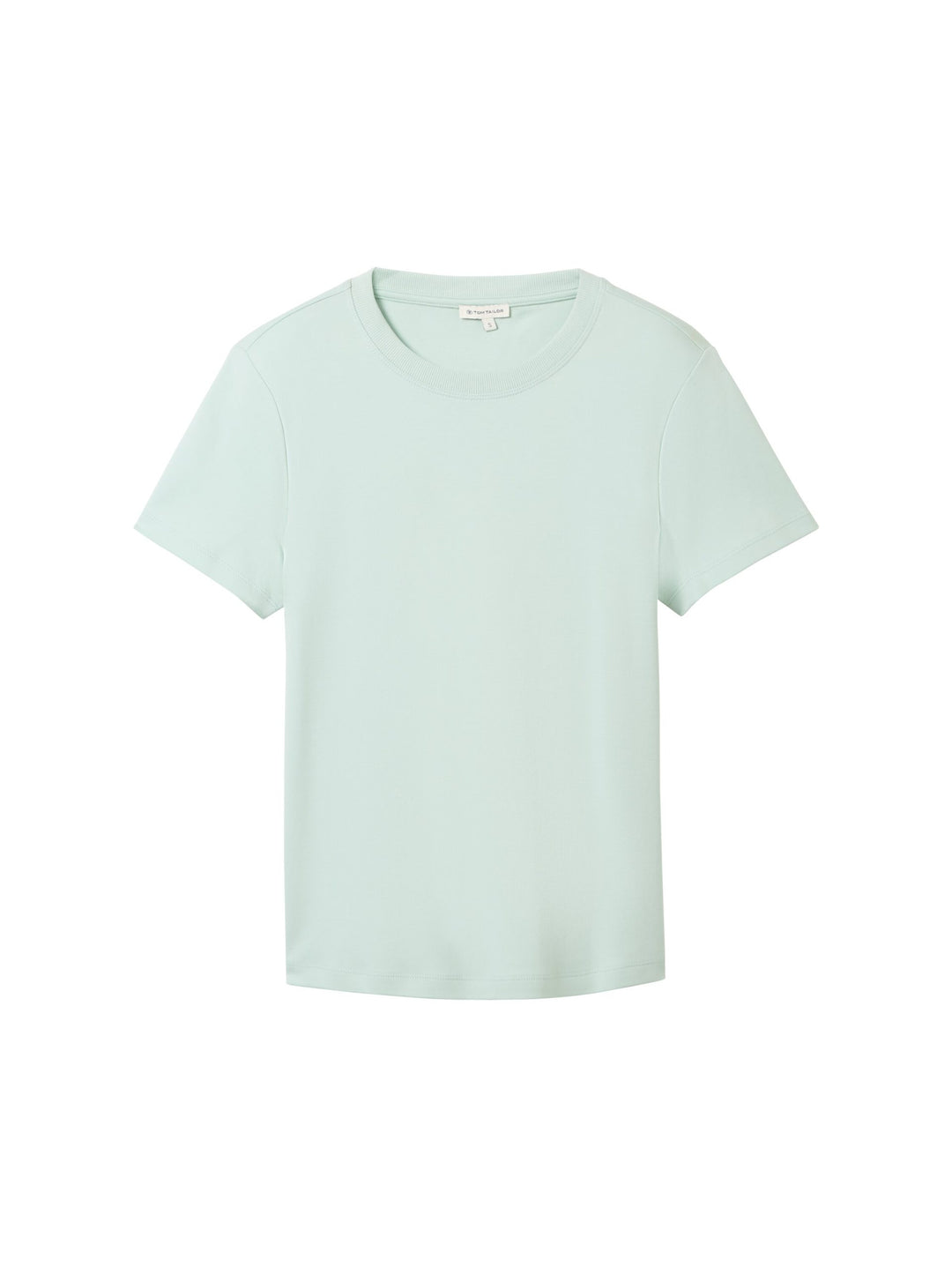 Basic t-shirt with a round neckline - Blue