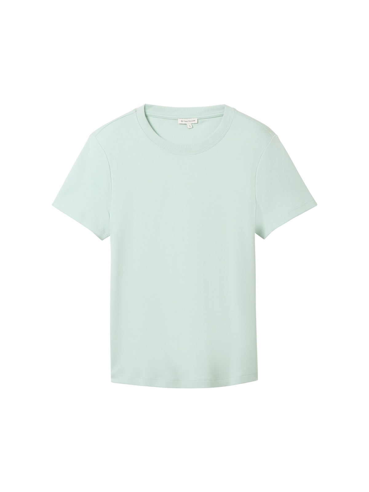Basic t-shirt with a round neckline - Blue