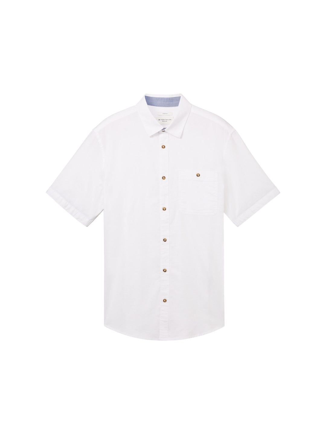 Basic short-sleeved shirt - White