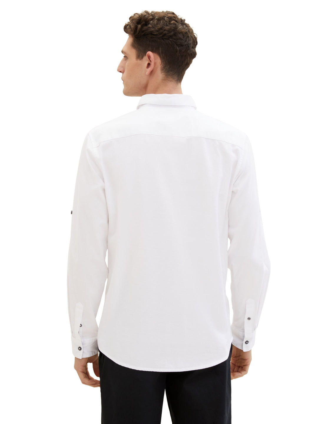 Textured shirt - White