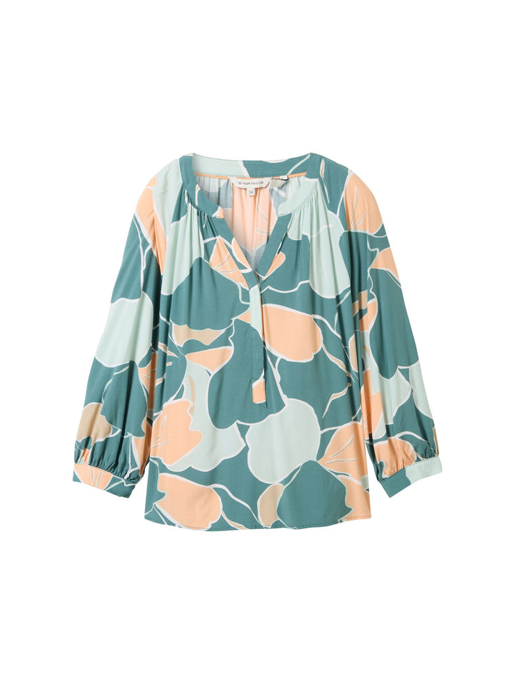 Blouse with LENZING (TM) ECOVERO (TM) - Green