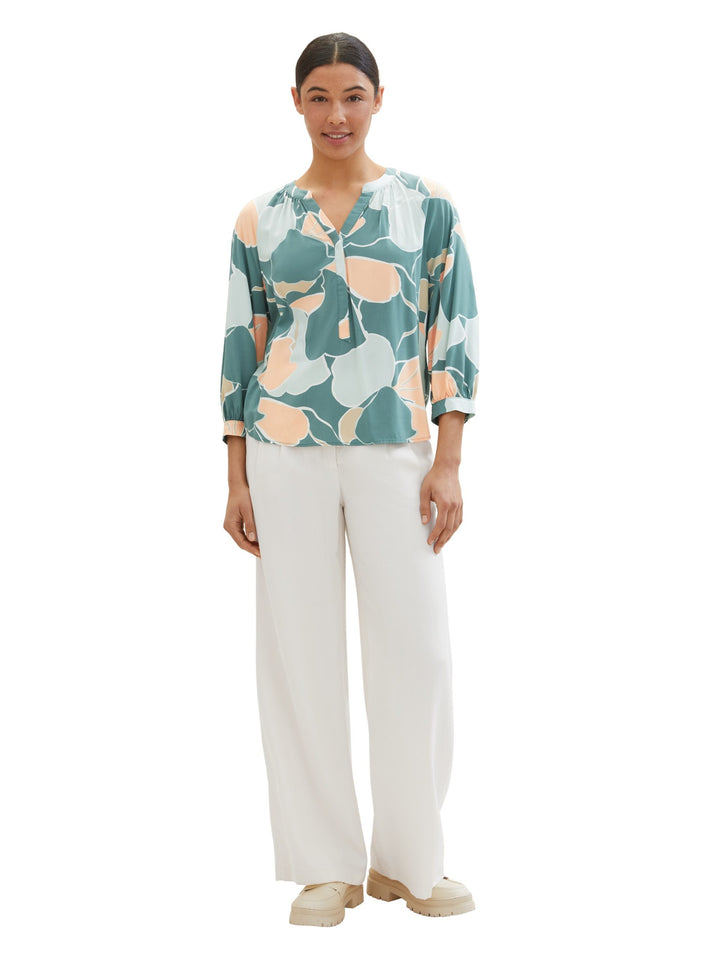 Blouse with LENZING (TM) ECOVERO (TM) - Green