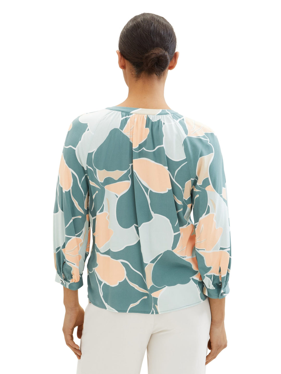 Blouse with LENZING (TM) ECOVERO (TM) - Green