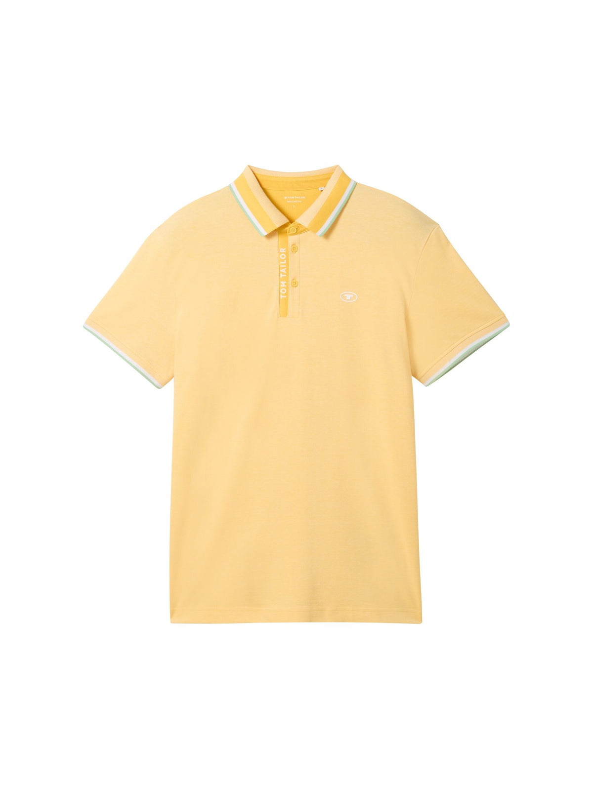 Polo shirt with a piqué texture - Yellow