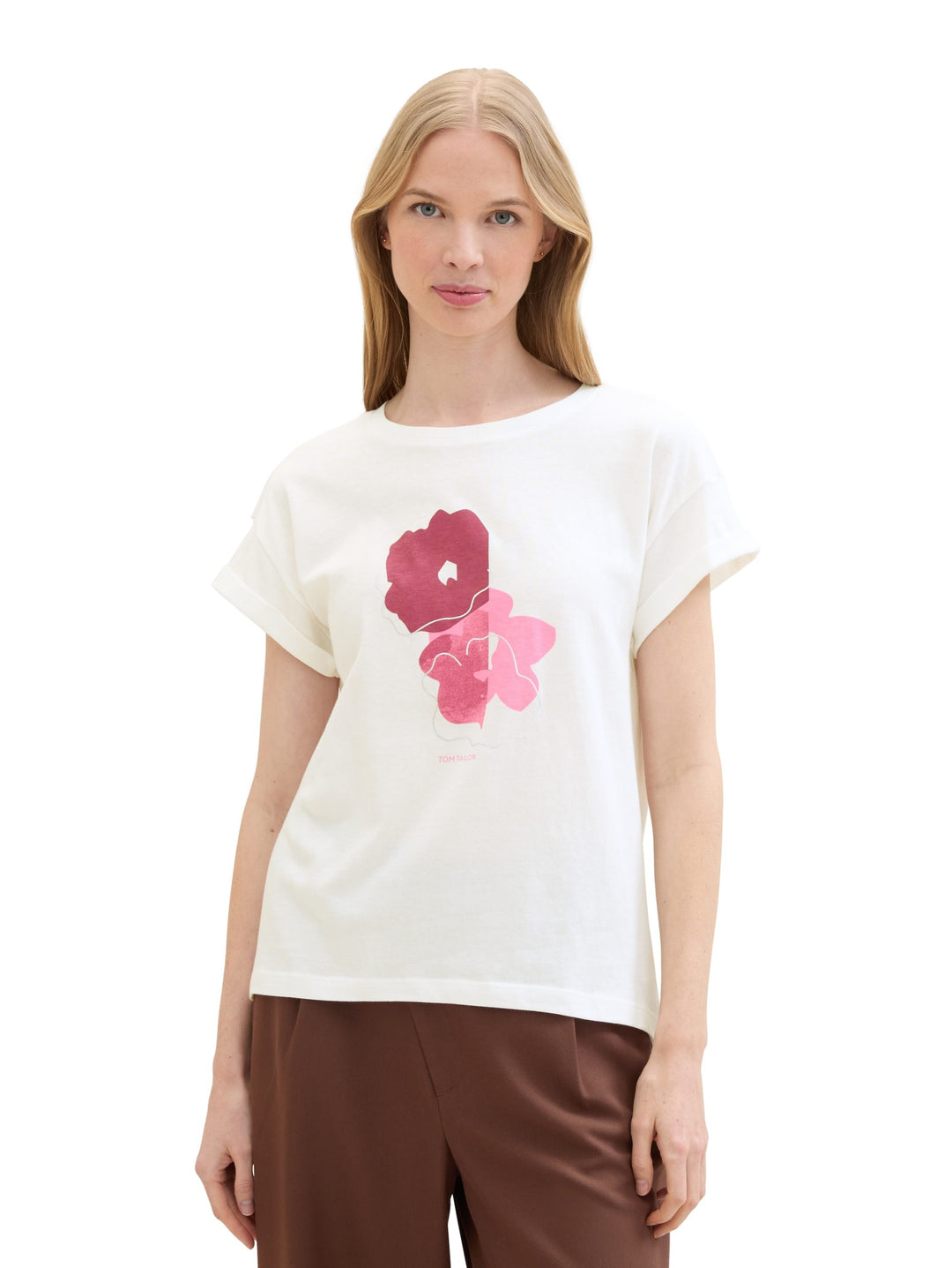 T-shirt with a print - White