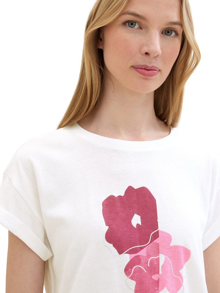 T-shirt with a print - White