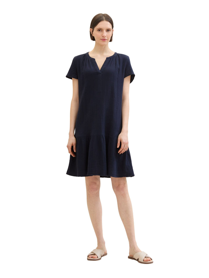 Muslin dress - Blue