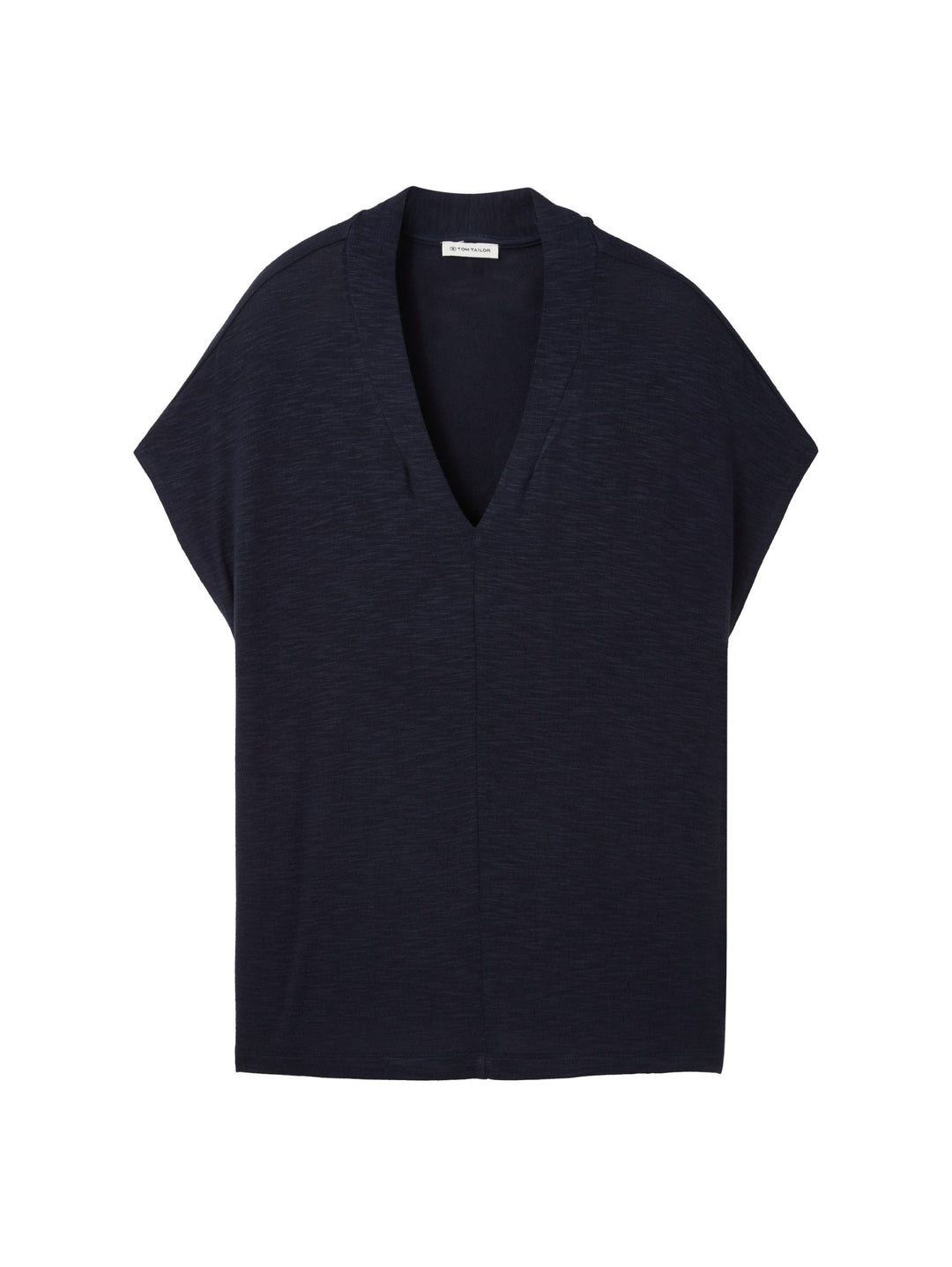 T-shirt with a V-neckline - Blue