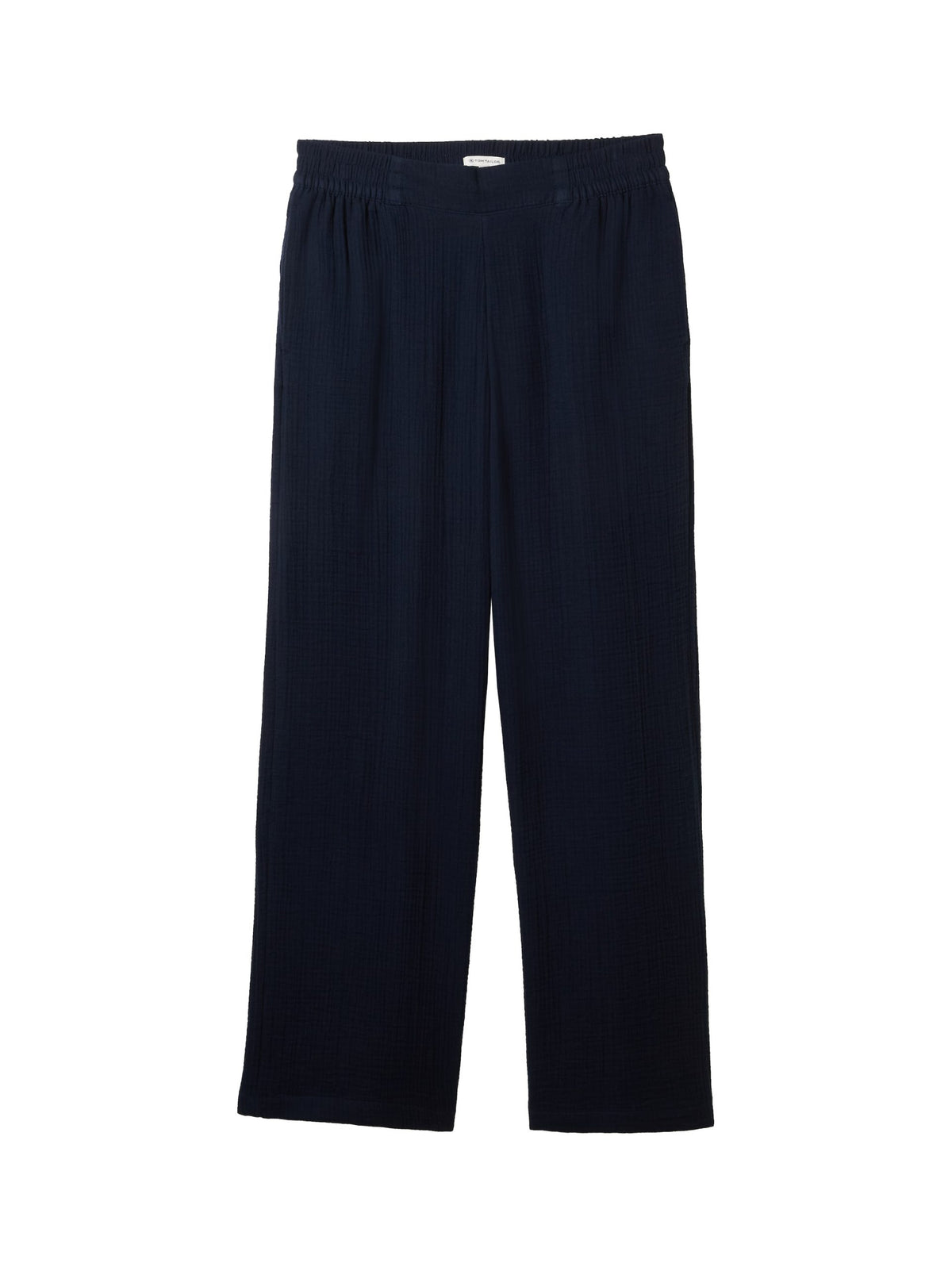 Trousers with wide legs - Blue
