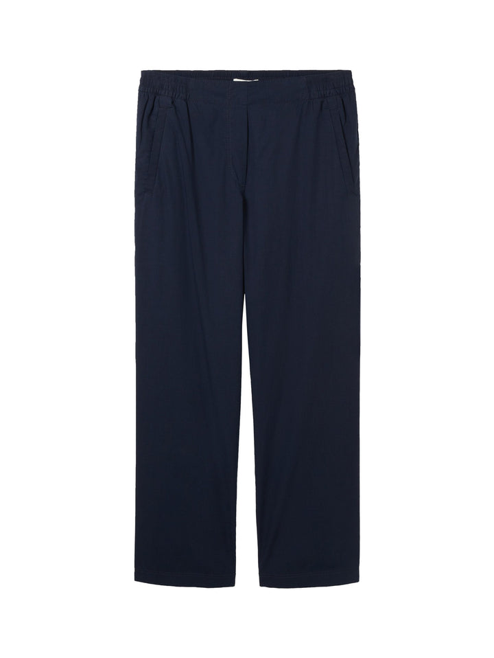 Loose-fit trousers with TENCEL™ Lyocell - Blue