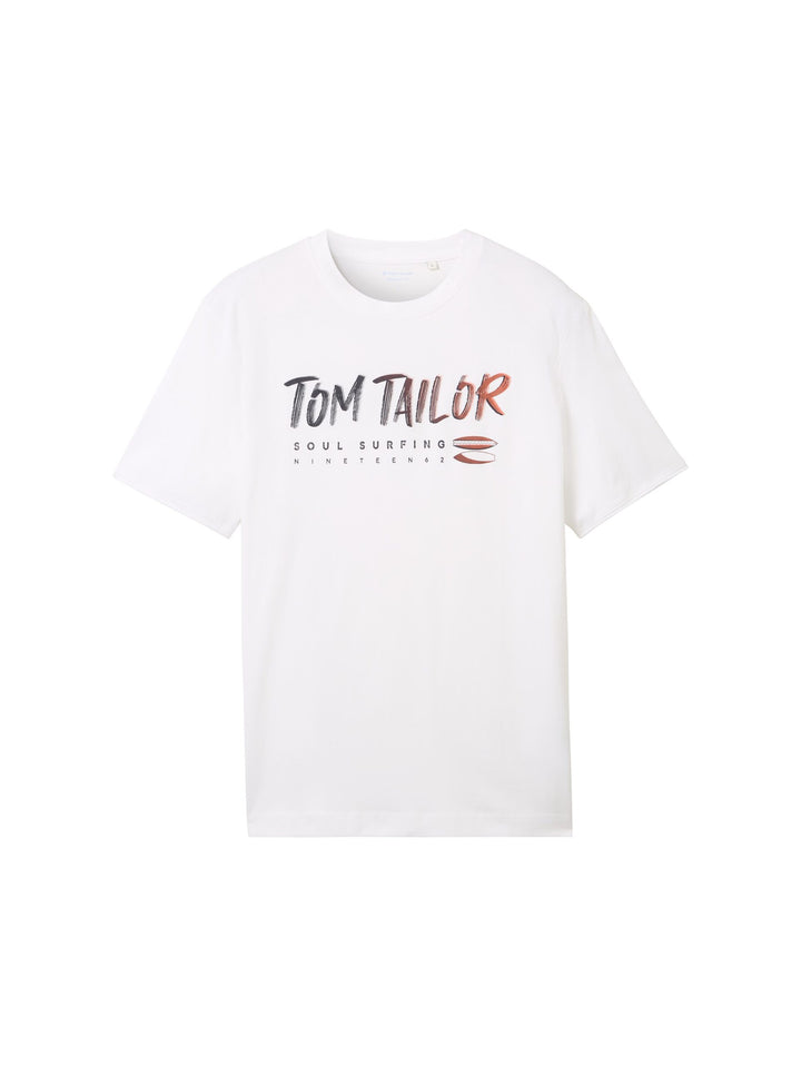 T-shirt with a text print - White