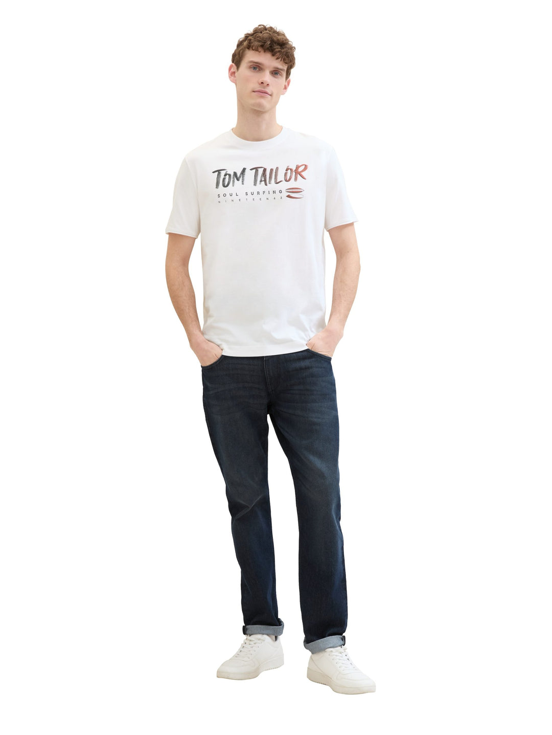 T-shirt with a text print - White