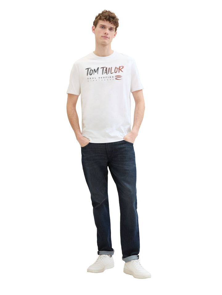 T-shirt with a text print - White