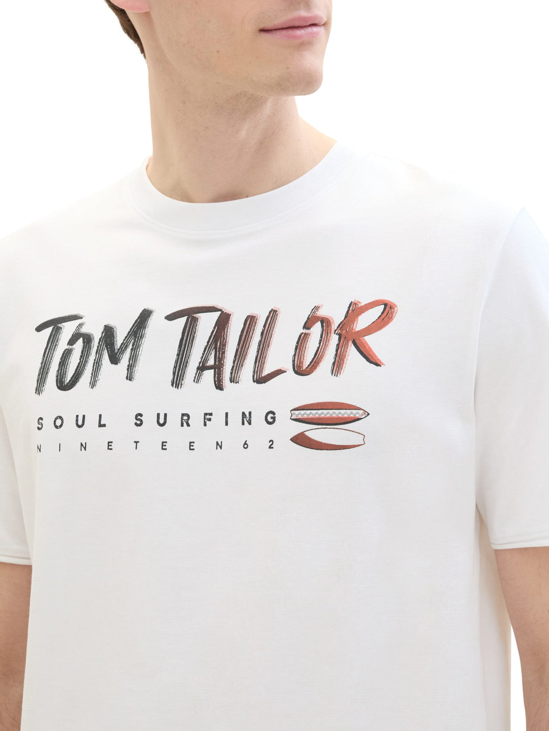 T-shirt with a text print - White