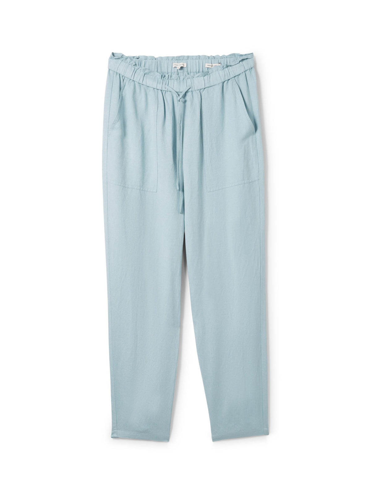 Loose trousers with linen - Blue