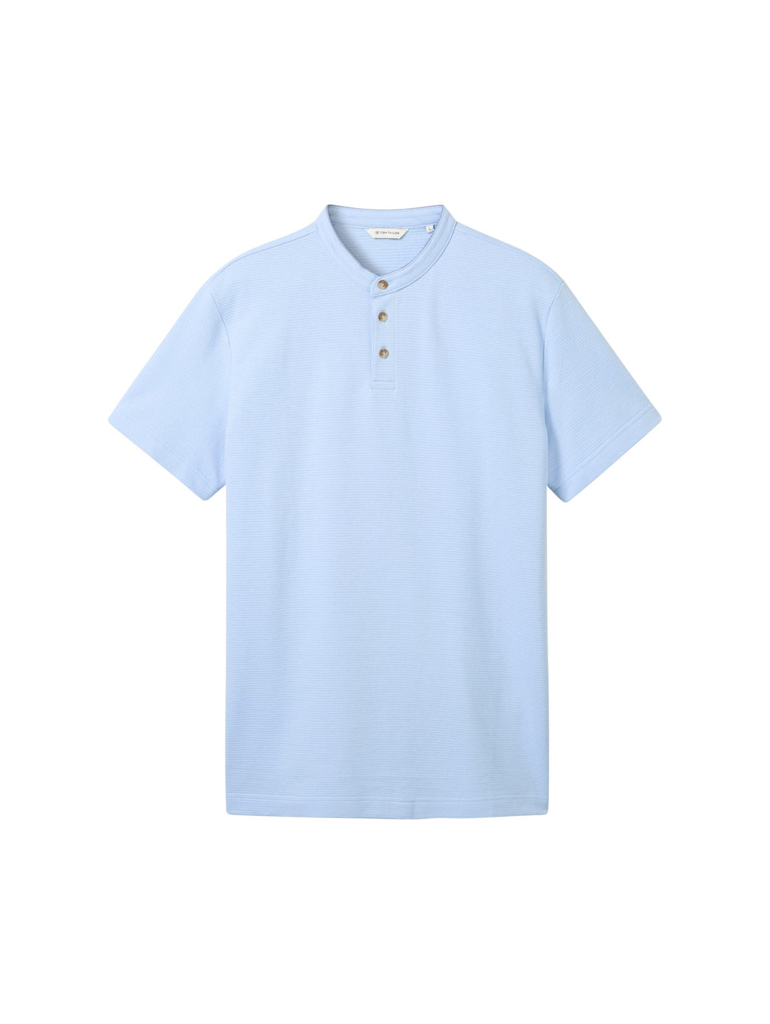 Polo shirt with a stand-up collar - Blue