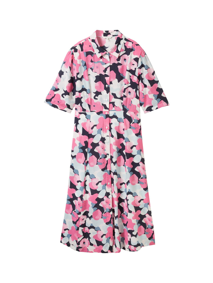 Midi dress with LENZING(TM) ECOVERO(TM) - Pink
