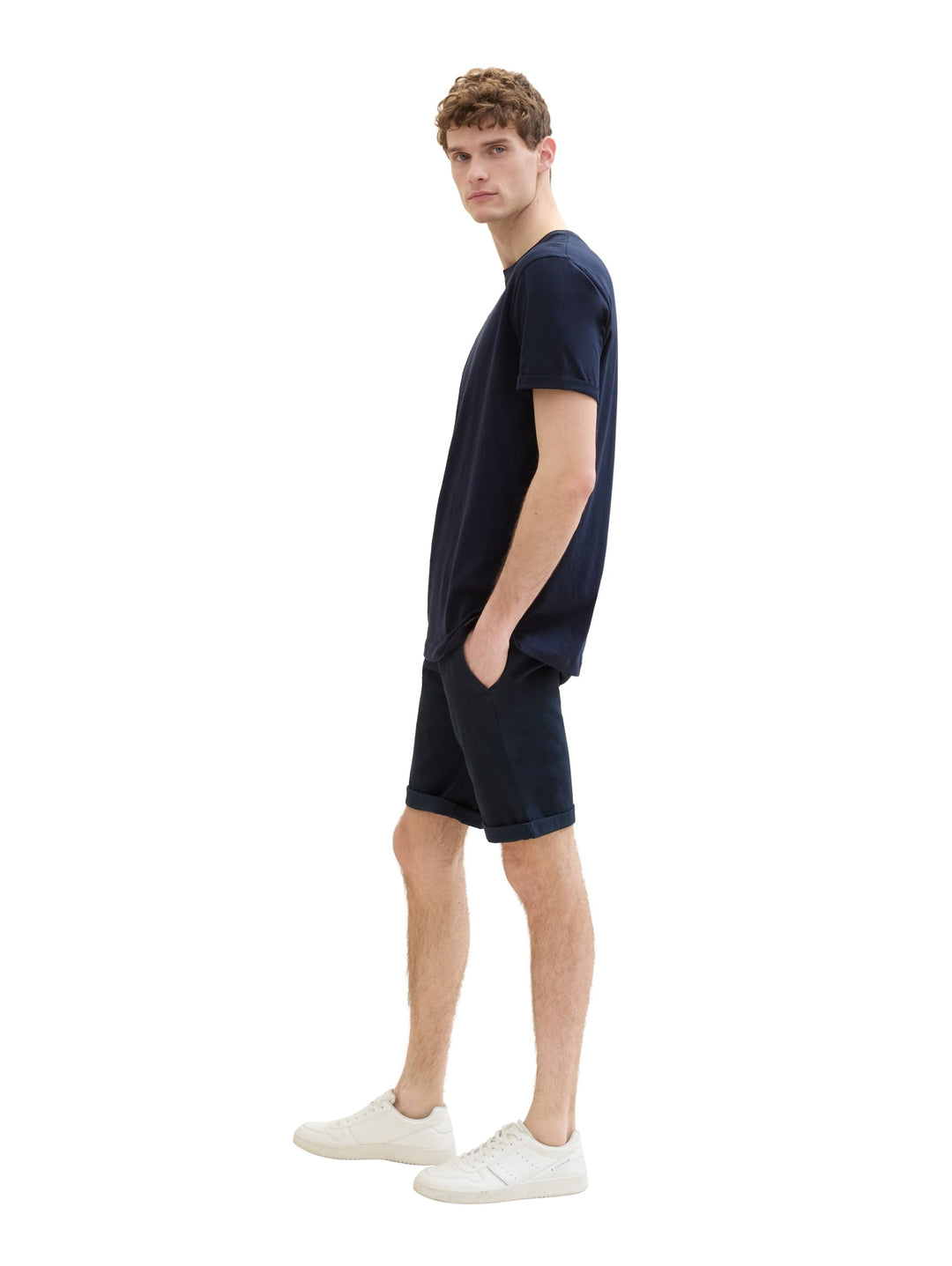 slim chino shorts - Blue