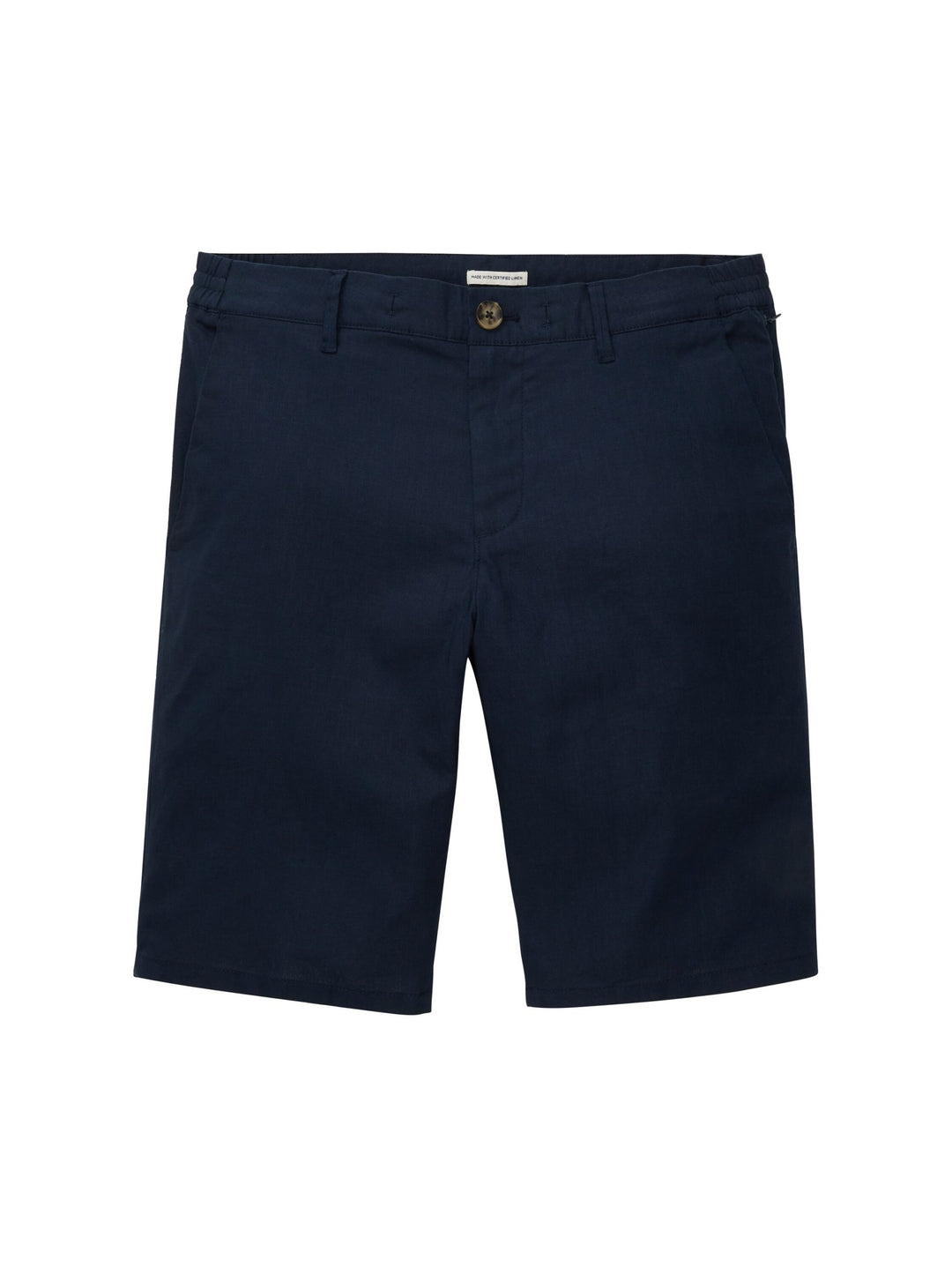 Regular shorts with linen - Blue