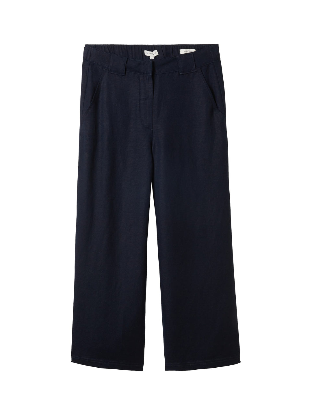 Culotte trousers with linen - Blue