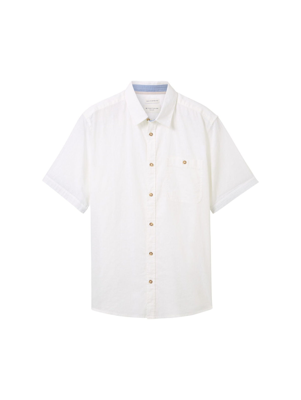 Regular short-sleeved shirt - White