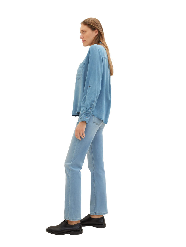 TTALEXA straight jeans with recycled polyester - Blue