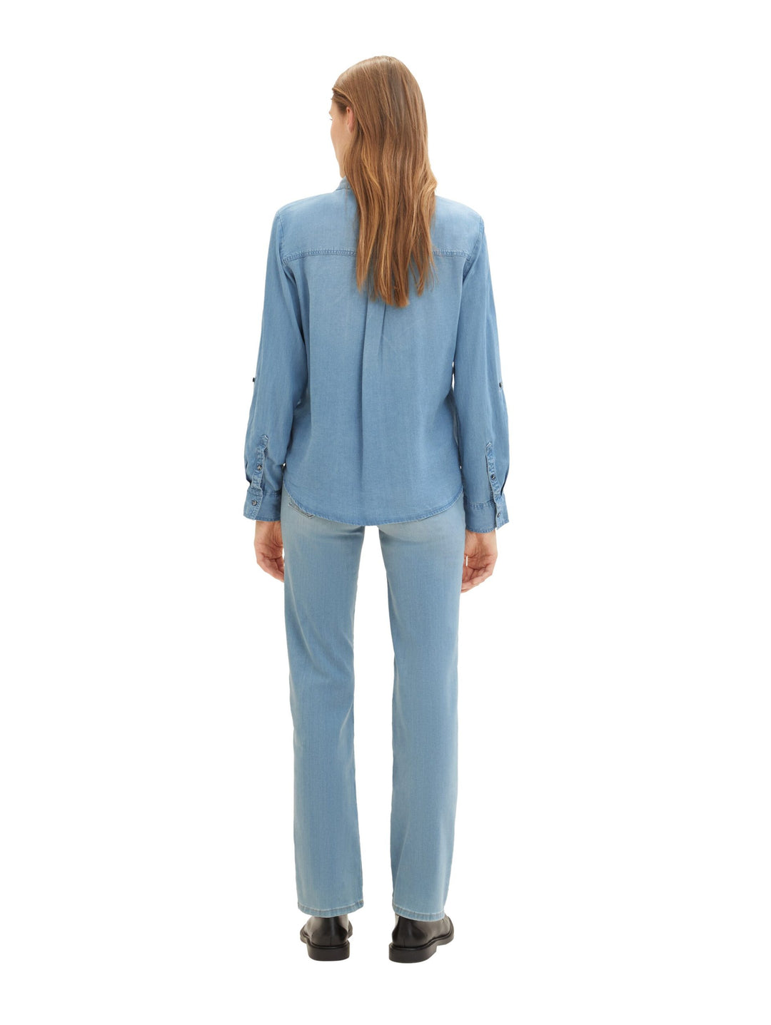 TTALEXA straight jeans with recycled polyester - Blue