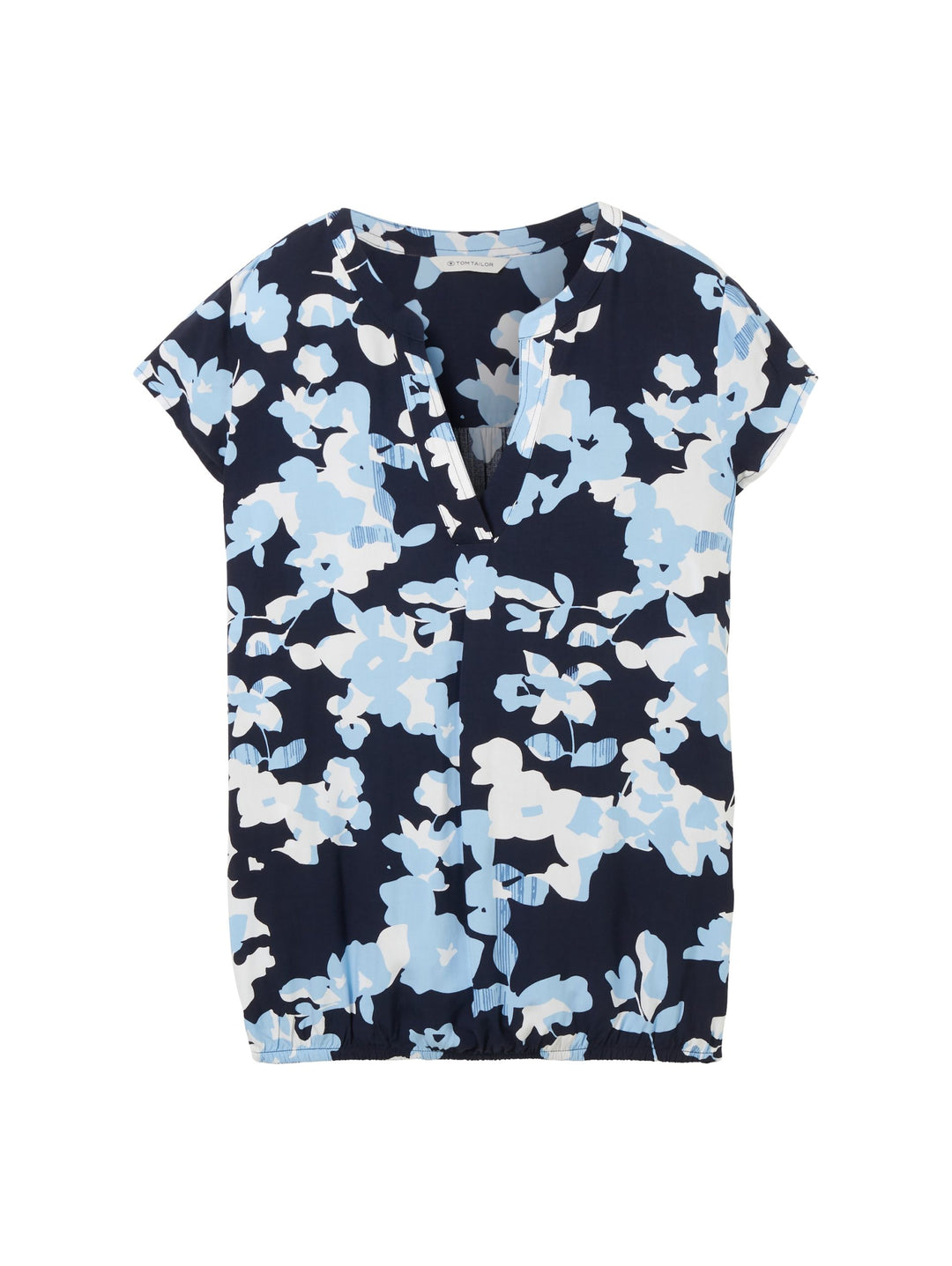 Patterned blouse - Blue