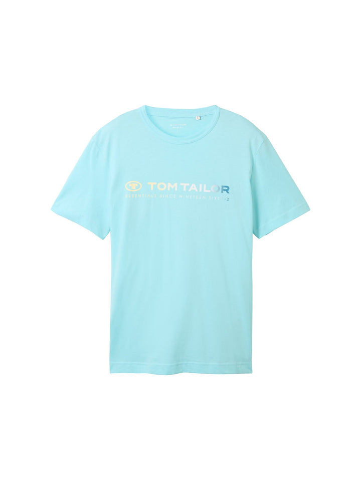 T-shirt with a logo print - Blue