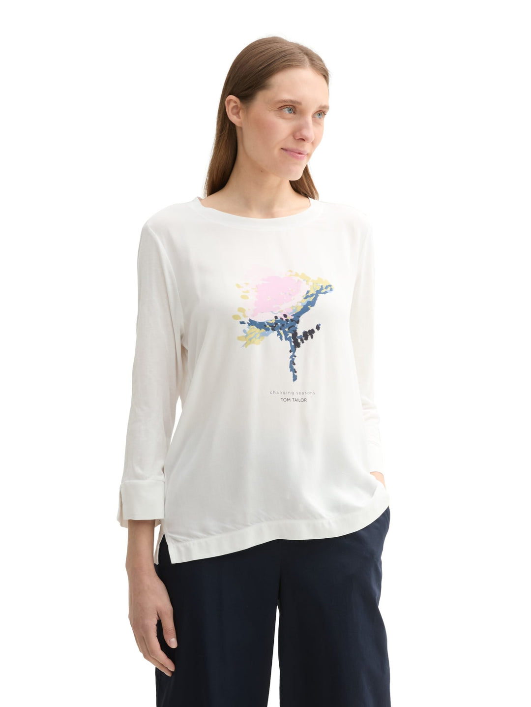 T-Shirt Fabric Mix Artwork - White