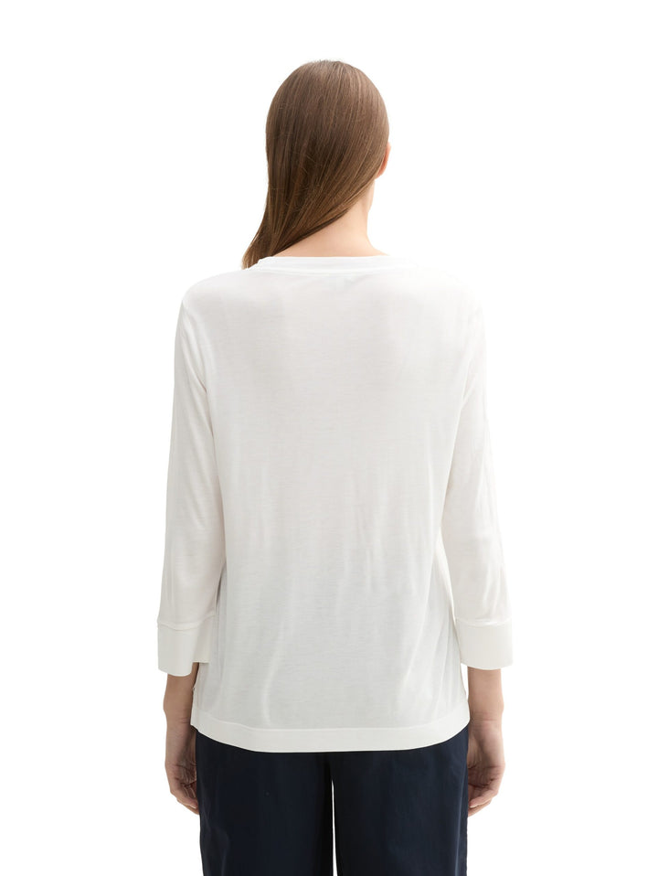 T-Shirt Fabric Mix Artwork - White