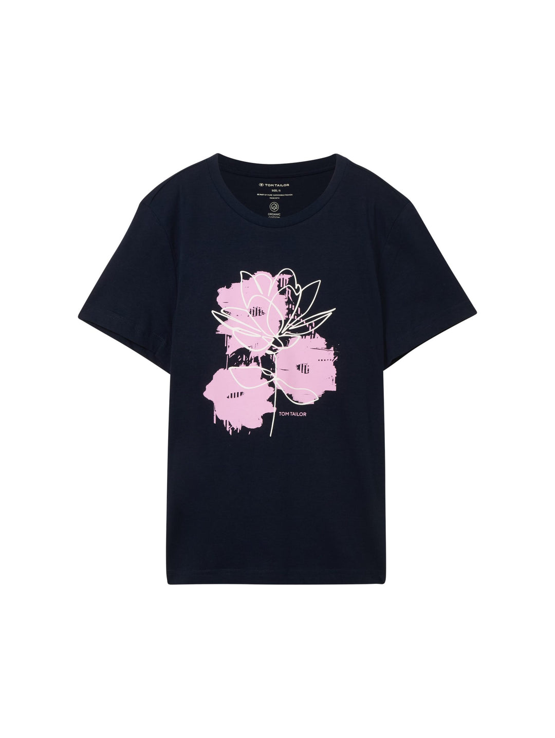 T-Shirt Crew Neck Artwork - Blue