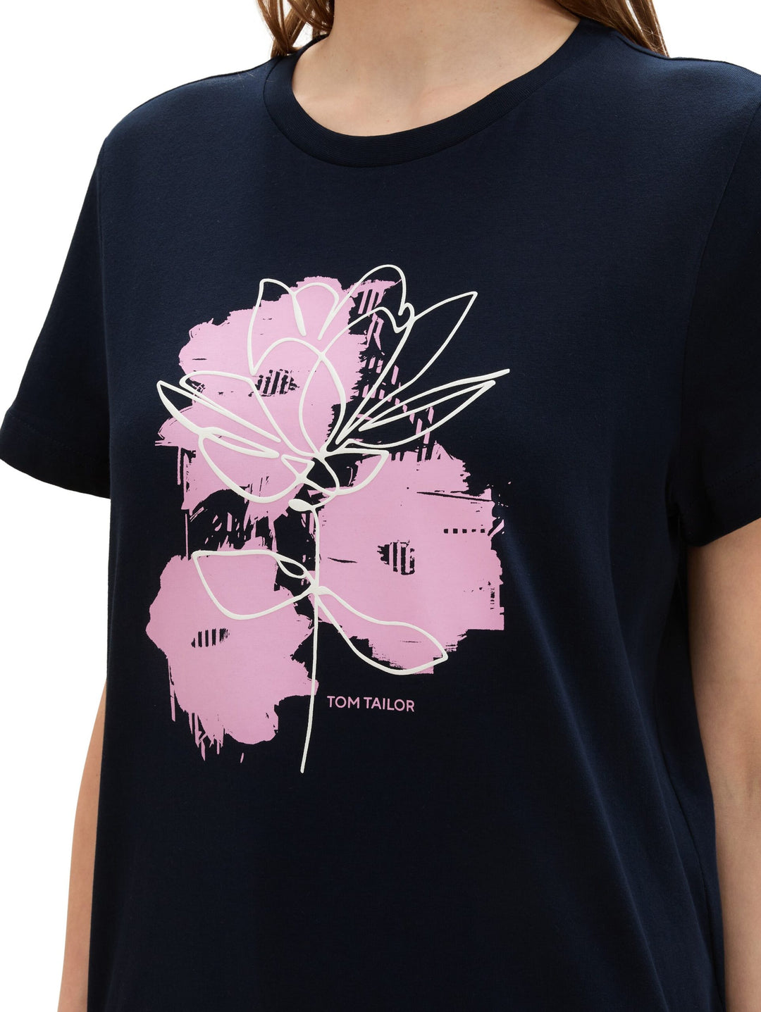 T-Shirt Crew Neck Artwork - Blue